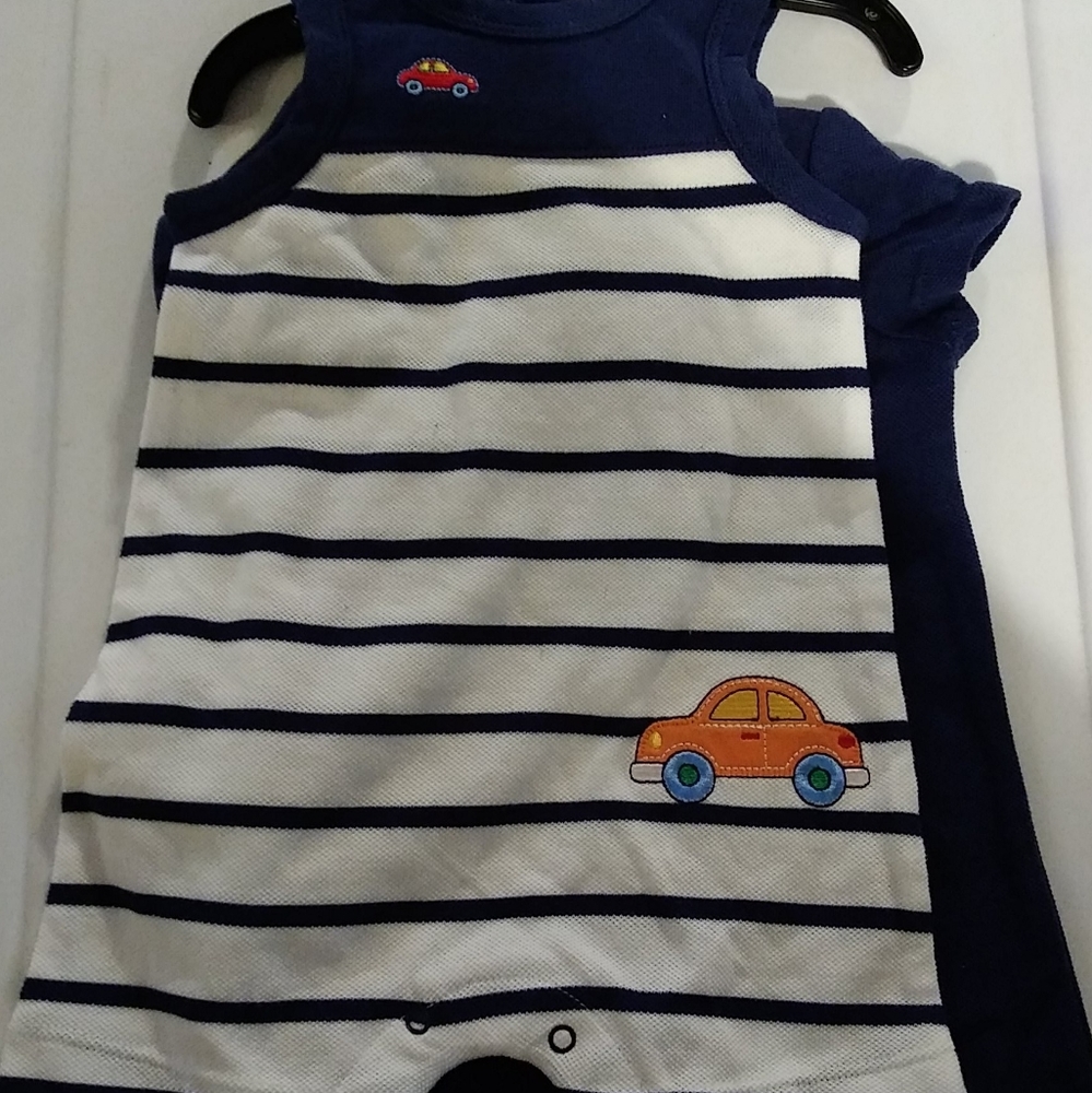 Little Me 2 Pack Romper and Hat